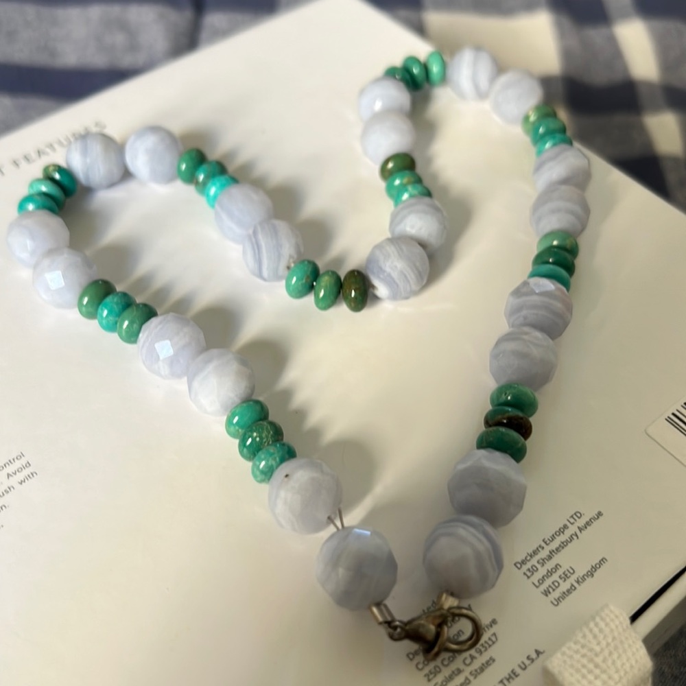 Natural Earth stones necklace